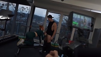 Exclusive Behind The Scenes With A Stunning Redhead