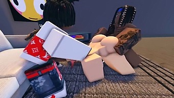 Roblox'S Makima Gets Dominated By Black Men In Hardcore Video