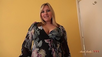 Busty Landlady Charlie Rae Gets Some Cheering-Up In Pov Video