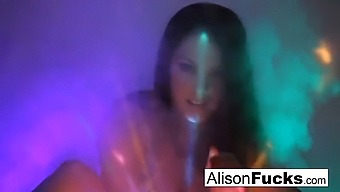 Alison Tyler, A Busty Beauty, Dances Seductively At A Nightclub