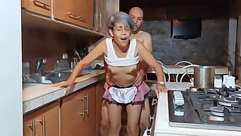 Having Sex With My Stepmother In The Kitchen While Her Husband Is Present