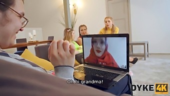 Lesbian Video In High Definition Featuring An Outstanding Grandson