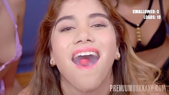 Hd Video Of Marina Gold Being Face-Fucked And Swallowing Cum In An Orgy
