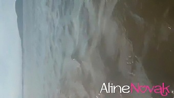 A Busty Blonde Sunbathing On The Beach Experiences Embarrassing Mishap - Alinenovak.Com.Br