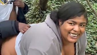 Steamy Encounter Of Voluptuous Vixen On A Train Track
