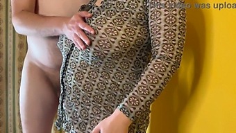 Amateur Wife With Large Natural Tits Allows Ejaculation Inside Her For Potential Pregnancy - Viewed From The Side