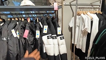 British College Girl With A Big Butt Gets Rough Anal Dp In A Fitting Room