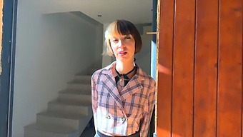 Amateur Threesome With First-Time Anal Action