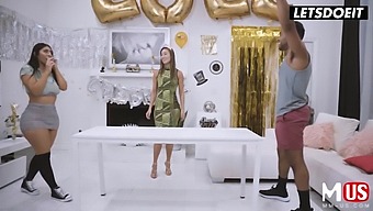 Busty Beauty Violet Myers Celebrates Her Birthday With An Orgy Featuring A Massive Bbc