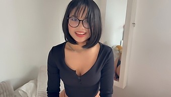Anime Lover Gets An Exclusive Facial And Covered In Cum After Losing A Bet.