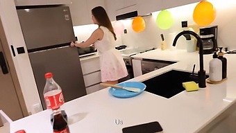 I Had A Taboo Affair With My Friend’s Mom In The Kitchen After His Birthday.