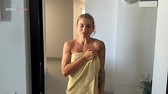 Slutty Neighbor Gets Face Fucked And Facialized By Big Cock