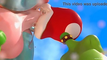 Futa Princess Rosalina Gets A Rough Blowjob In This Erotic 3d Video.